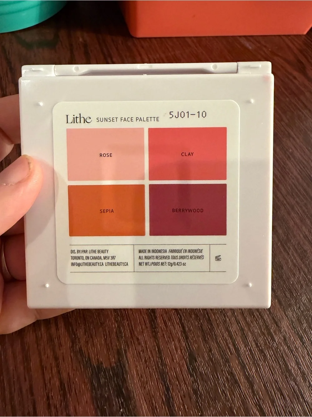 Lithe Sunset Blush Palette